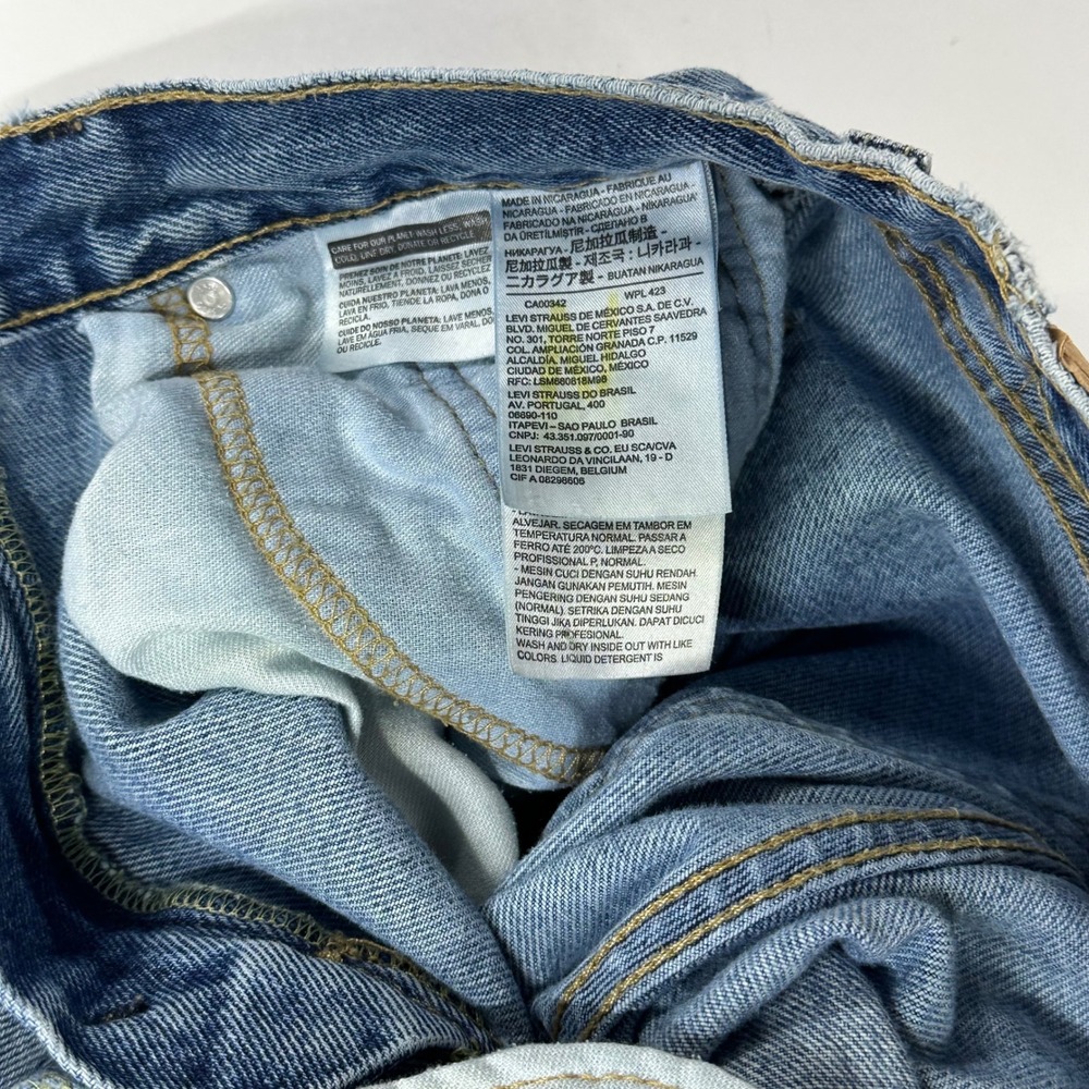Levi's 550 Relaxed Fit Tapered Leg Blue Denim Jeans Mens W30 L30 Medium Wash - Picture 7 of 12